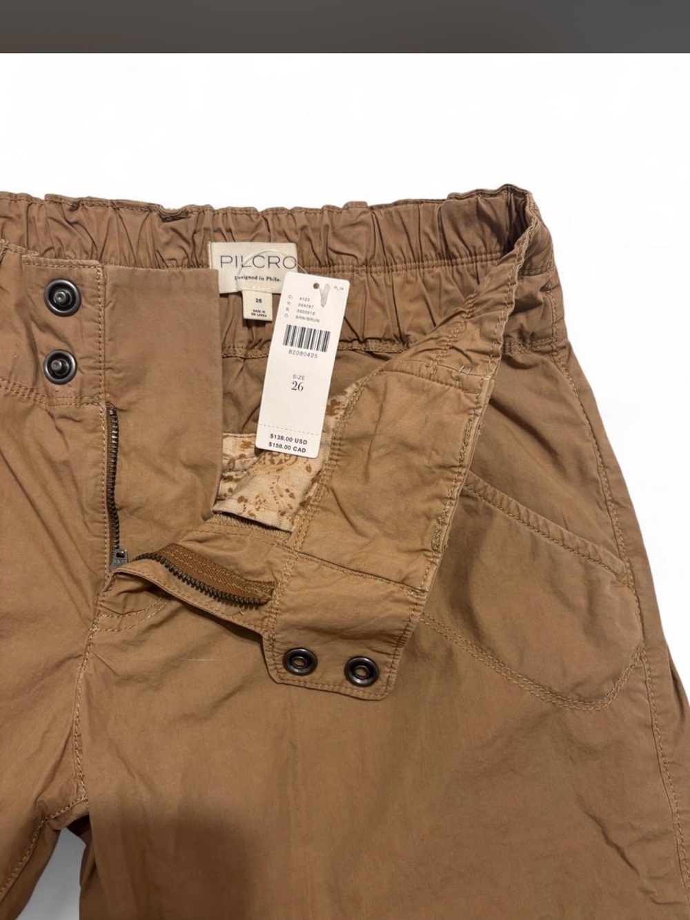 Pilcro Low Rise Relaxed Fit Cargo Pants NWTS - Picture 2 of 9